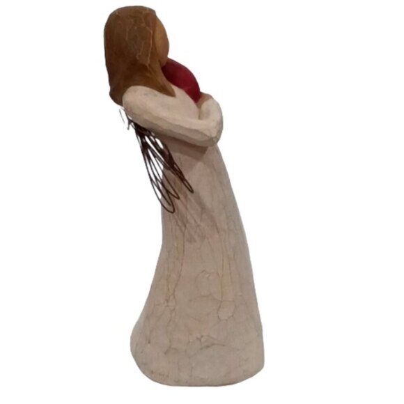 Vintage Willow Tree 2000 Demdaco Susan Lordi Large Figurine "Angel of the Heart" - Picture 4 of 7